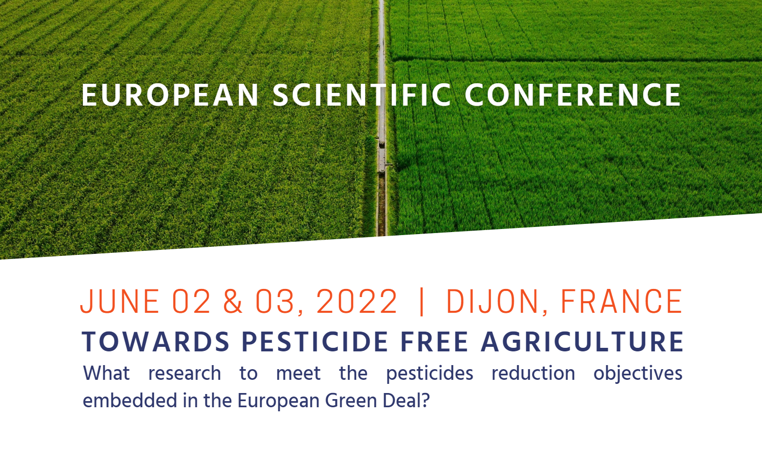 [EVENT] Conférence scientifique européenne - Vers une agriculture sans pesticides